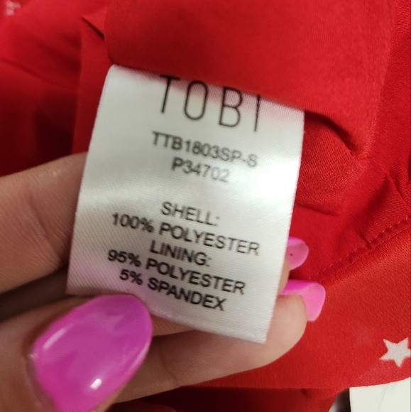 TOBI Wrap Crop Top Size XS NWT - Picture 6 of 6
